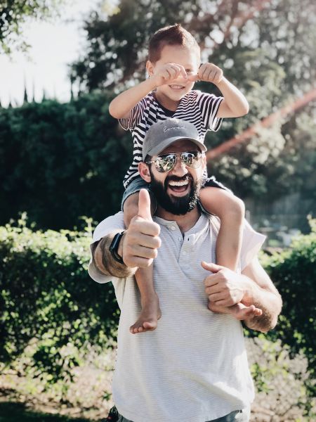 father and son - child custody laws