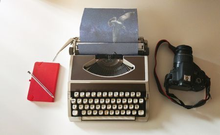 typewriter &amp; camera