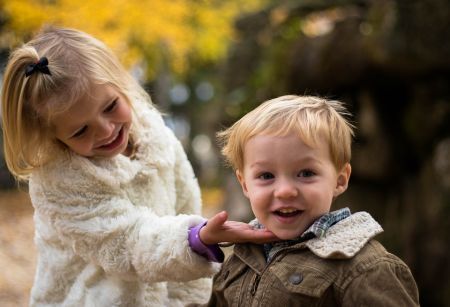 children laughing