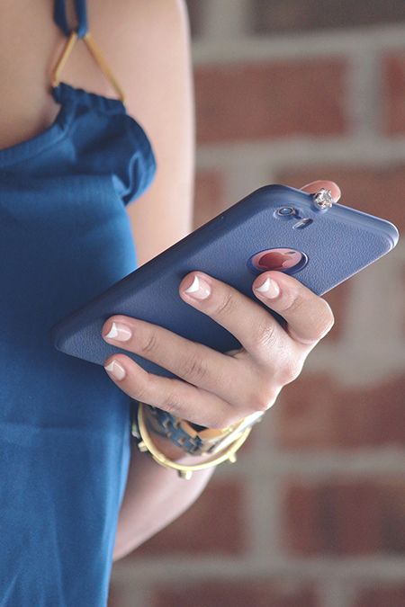 woman on phone