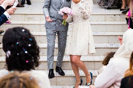 couple at wedding
