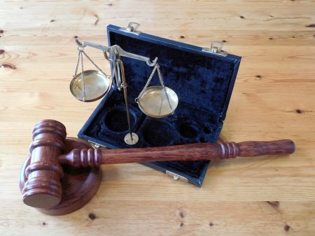 gavel and scales