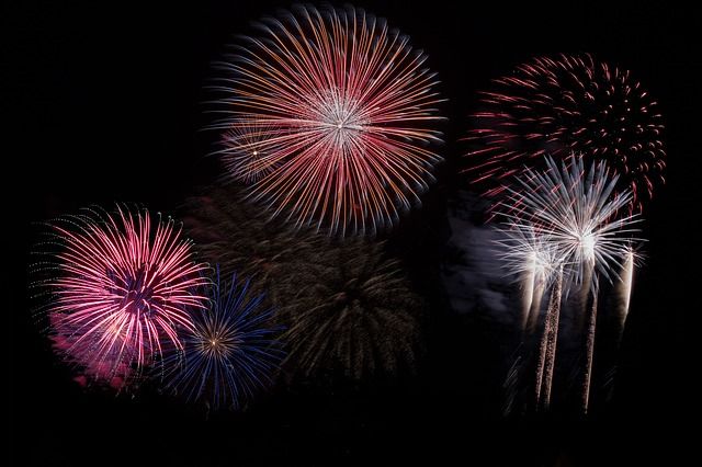 beautiful fireworks