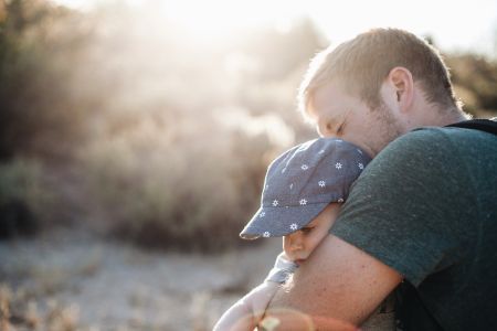 father with daughter