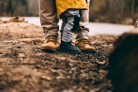 parent and child's feet