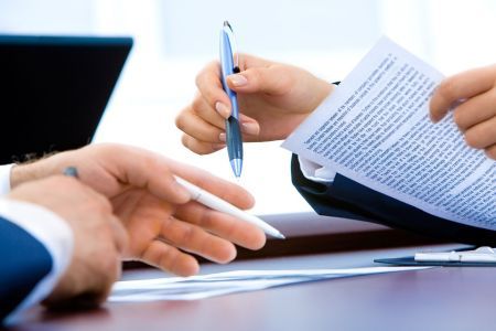 signing legal papers