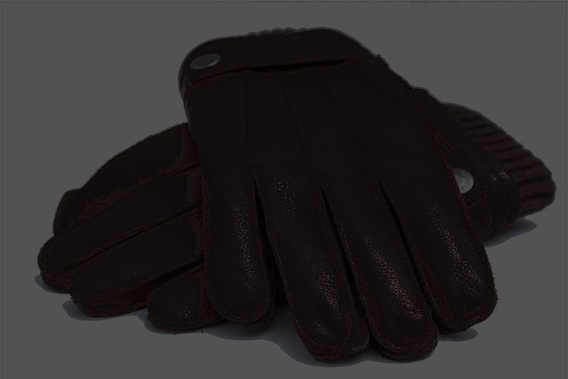 black gloves